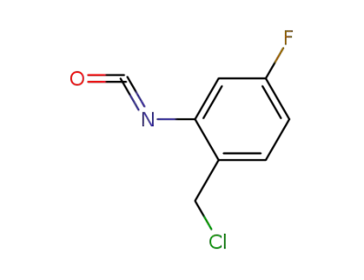 1-(chloromethyl)-4-fluoro-2-isocyanatobenzene