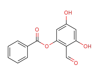 2-formyl-3,5-dihydroxyphenyl benzoate