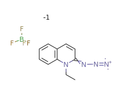 2-Azido-1-ethylchinolinium-tetrafluoroborat