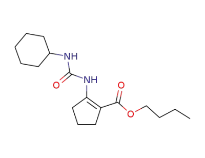 butyl 5-(cyclohexylureido)-cyclopent-1-ene-1-carboxylate