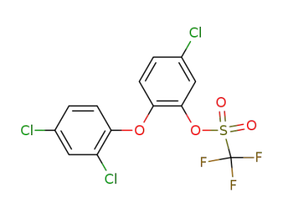 Trifluoro-methanesulfonic acid 5-chloro-2-(2,4-dichloro-phenoxy)-phenyl ester