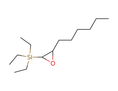 triethyl-(3-hexyl-oxiranyl)-silane